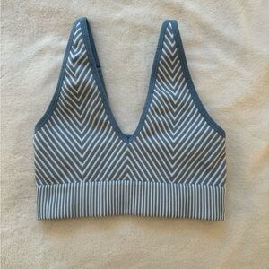 Garage Blue and White Top